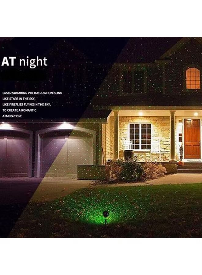 Outdoor Shower Laser Fairy Projector Light Black 37.5x13.2x37.5cm - Image 2