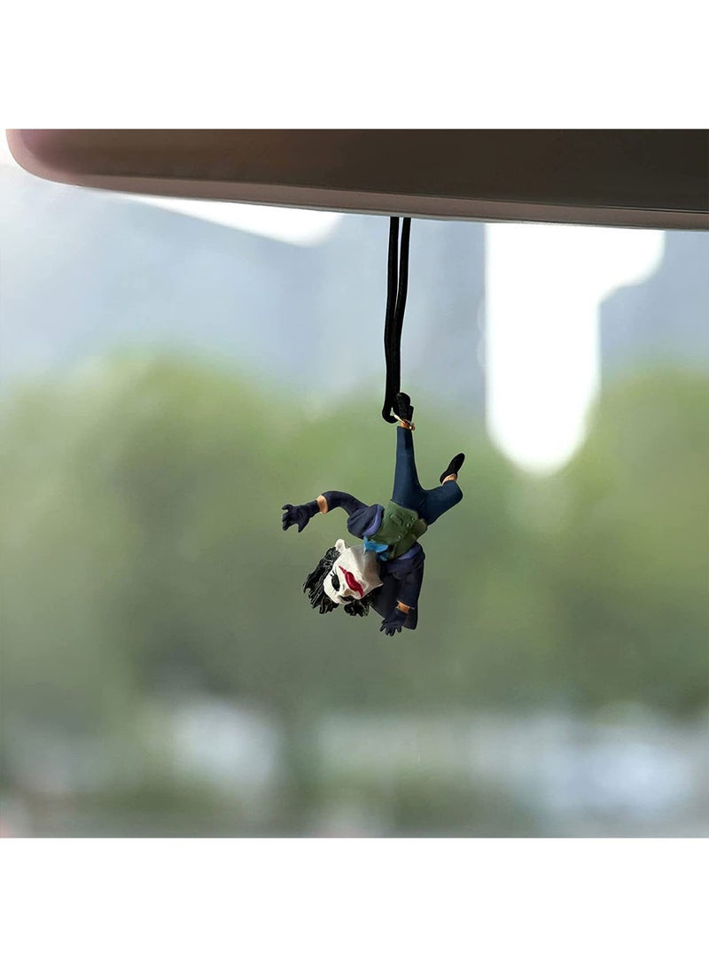 Clown Car Pendant Interior Rearview Mirrors Charms Hanging Ornament, Rear View Mirror Hanging Accessories, Funny Accessories for Office Home Hanging, Micro Landscape Decor, Birthday Romantic Gift - Image 5