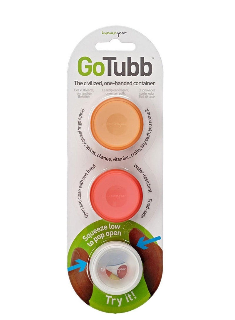 HumanGear GoTubb 3 pack COR 14cc Travel tube - Image 1