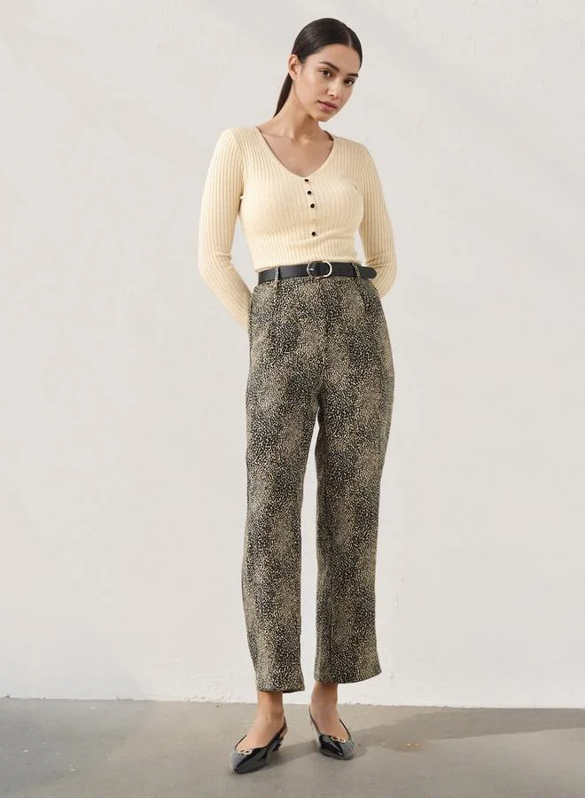 2Xtremz 2Xtremz Ribbed V-neck Sweater