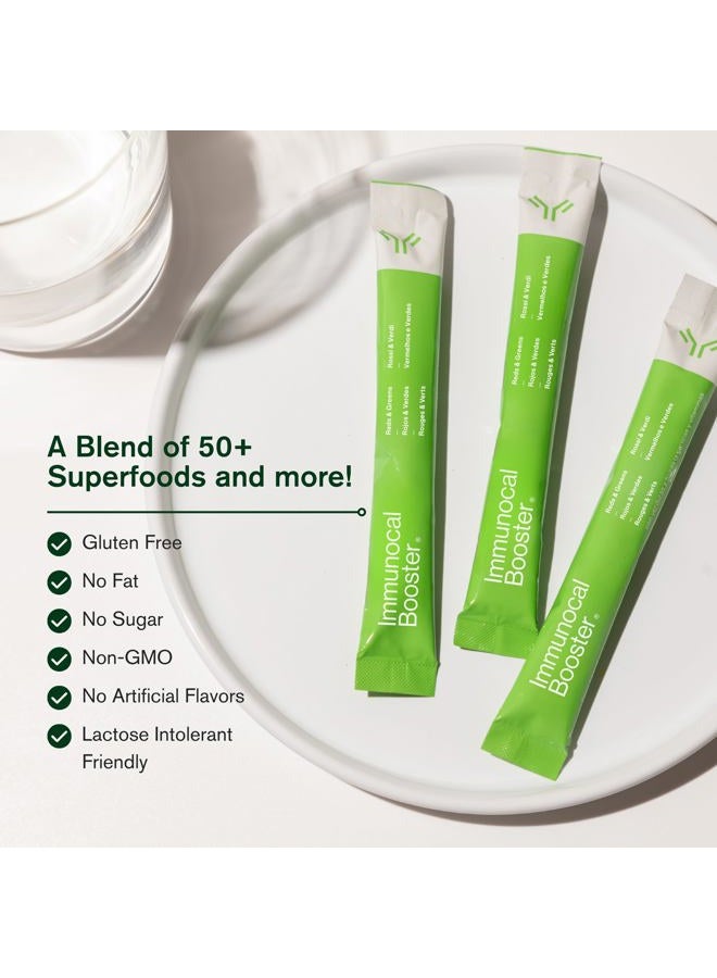 Immunocal Booster – Supplement with Over 50 Fruits & Veggies, Relieves Inflammation, Immune Support, Antioxidant, Selenium + Sulforaphane (Nrf2 Activator™) | Gluten Free, Sugar Free | 30 Servings - Image 3