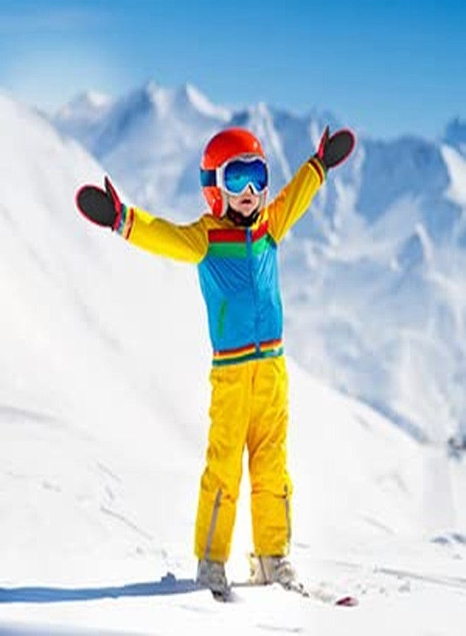 Zando Toddler Mittens Ages 2-4 Kids Winter Mittens Waterproof Snow Gloves for Boys Girls - Pink Fox 2-4T - Image 5