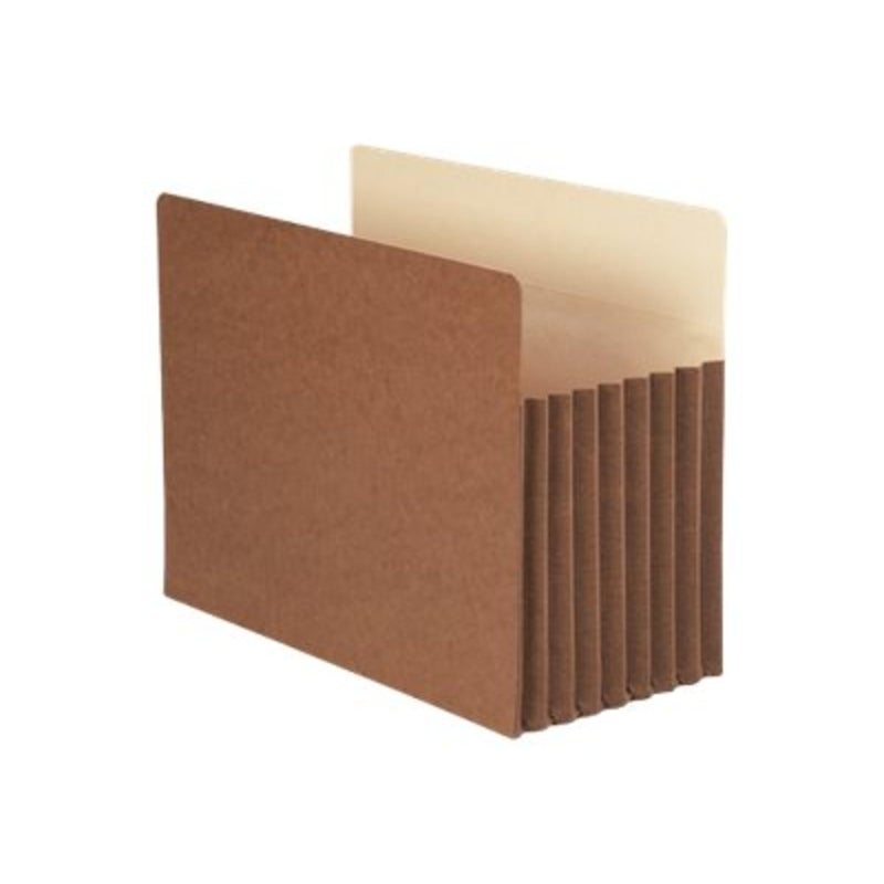 Smead TUFFÂ® File Pocket, Straight-Cut Tab, 7" Expansion, Letter Size, Redrope, 5 per Box (73395) - Image 5