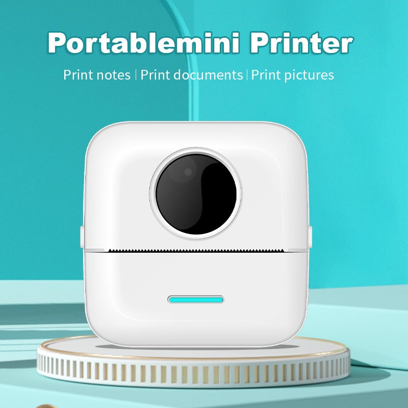 Portable Thermal Po Printer Pocket-Sized Student Mini Error-Proof Thermal Paper Micro Printer - Image 3