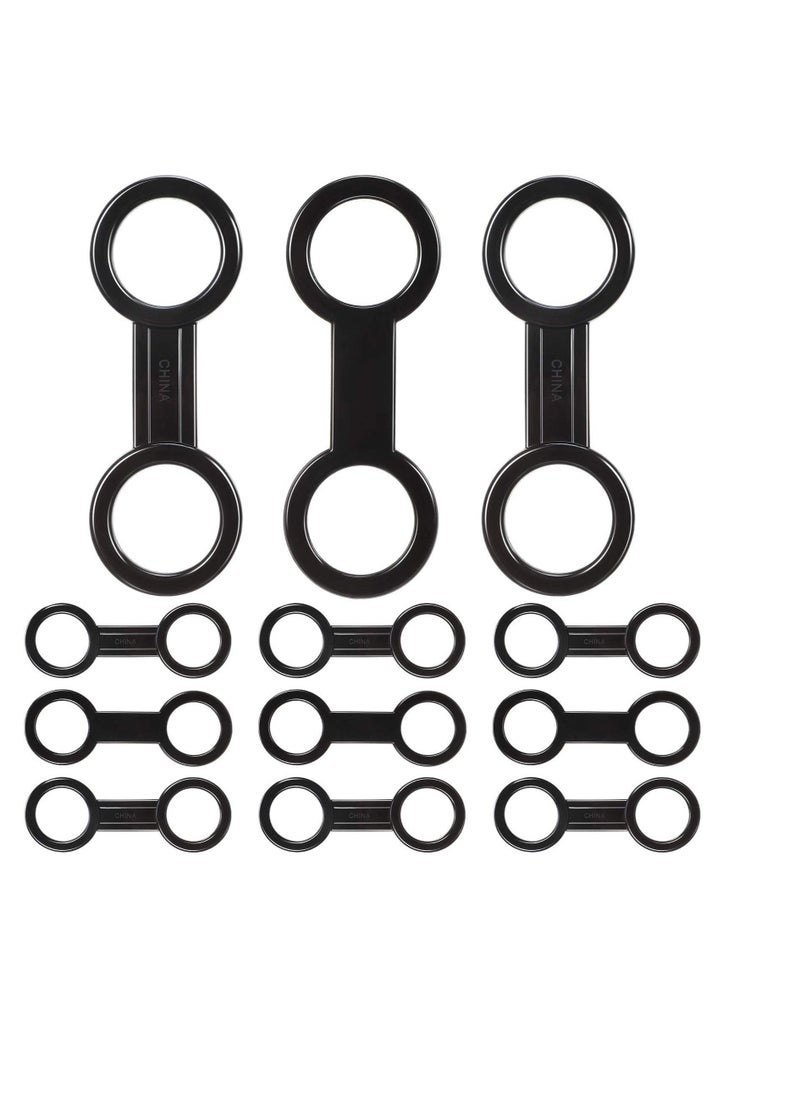 Excefore Silicone Snorkel Strap Keeper, Dive Lock Kit, 12 Pcs Dive Universal Plastic Clip, Snorkel Mask Strap Keeper Tube Holder, Attachment Gear Spare Part Accessories  - Image 1