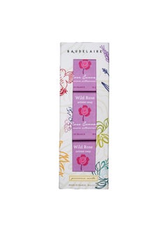 Baudelaire Baudelaire Wild Rose Artisan Travel Soap 17ounce 3 Pack For Everyday Use Bathroom Use Skin Care Made in France 