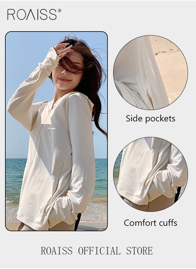 Ice Silk Sun Protection Shirt UPF 50 Lightweight Breathable Women UVResistant Top - pzsku/Z64296BF66CF3BD1263DEZ/45/_/1722654493/3f32209a-af60-4591-8bf6-65e3263fceda