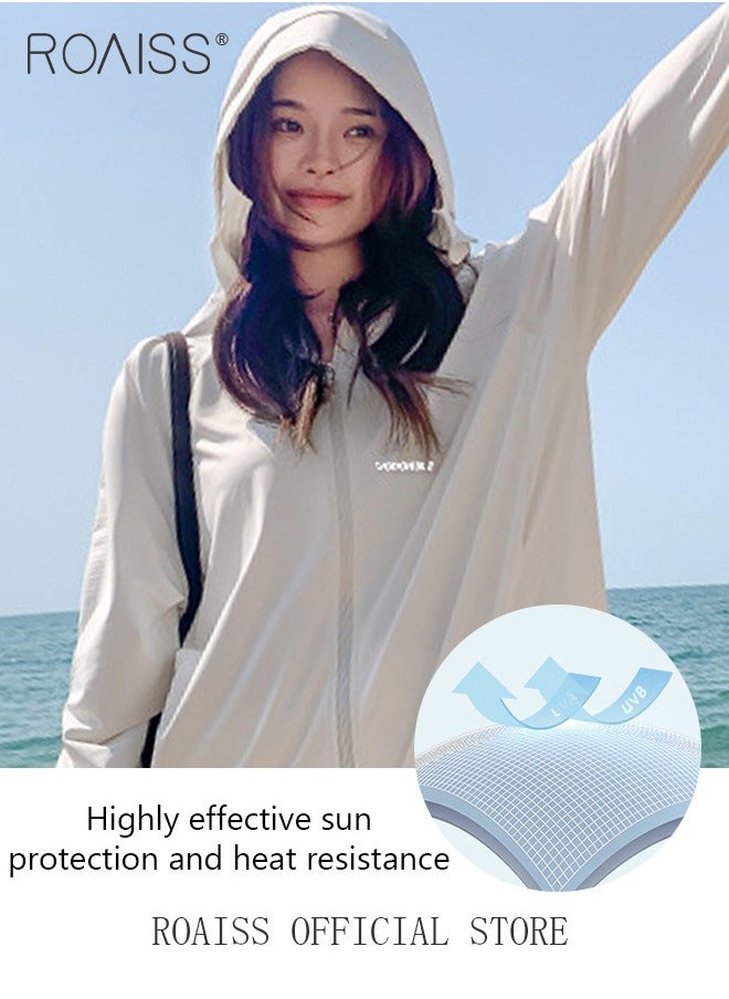 Ice Silk Sun Protection Shirt UPF 50 Lightweight Breathable Women UVResistant Top - pzsku/Z64296BF66CF3BD1263DEZ/45/_/1722654494/2cfb32f0-4587-412d-a4cd-e6f1cad8a285