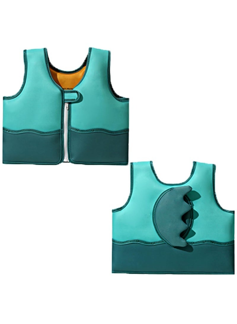 OR MENG Kids Swimming Vest Adjustable Buoyancy Float Jacket, Swimming Training Aid Children Buoyancy Aid Swim Assistance, Green - Image 5