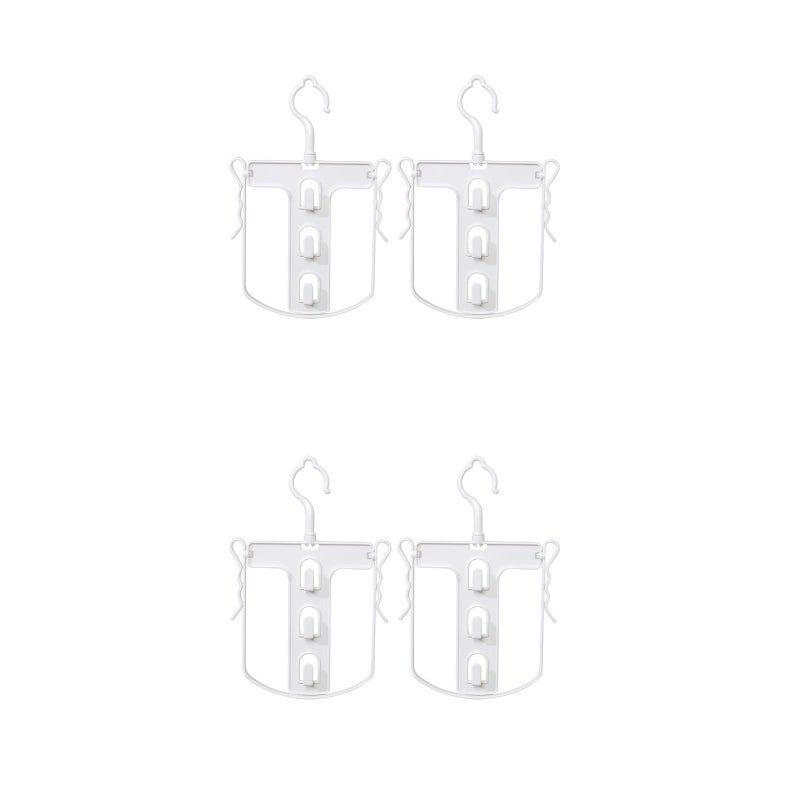 4 pcs Rotatable Clothes Hanger Laundry Drying Rack with Hat Clip Hoodie Drying Rack - Image 1