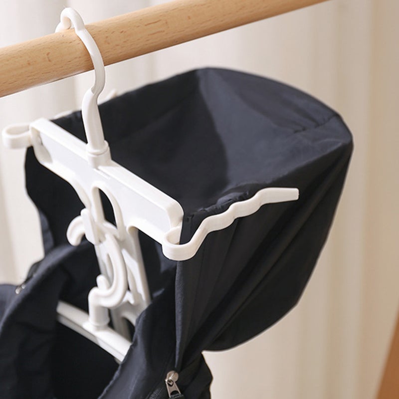 4 pcs Rotatable Clothes Hanger Laundry Drying Rack with Hat Clip Hoodie Drying Rack - Image 4