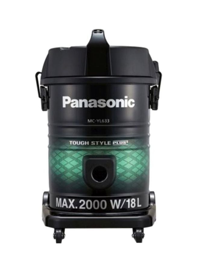 Panasonic Vacuum Cleaner 2000W 18 L 2000 W MC-YL633 Black/Green - Image 1
