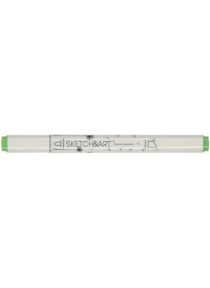 Bruno Visconti "sketch & Art" Double Sided Marker Pen 12 Colors-Forest  - Image 3