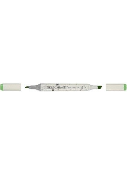 Bruno Visconti "sketch & Art" Double Sided Marker Pen 12 Colors-Forest  - Image 4