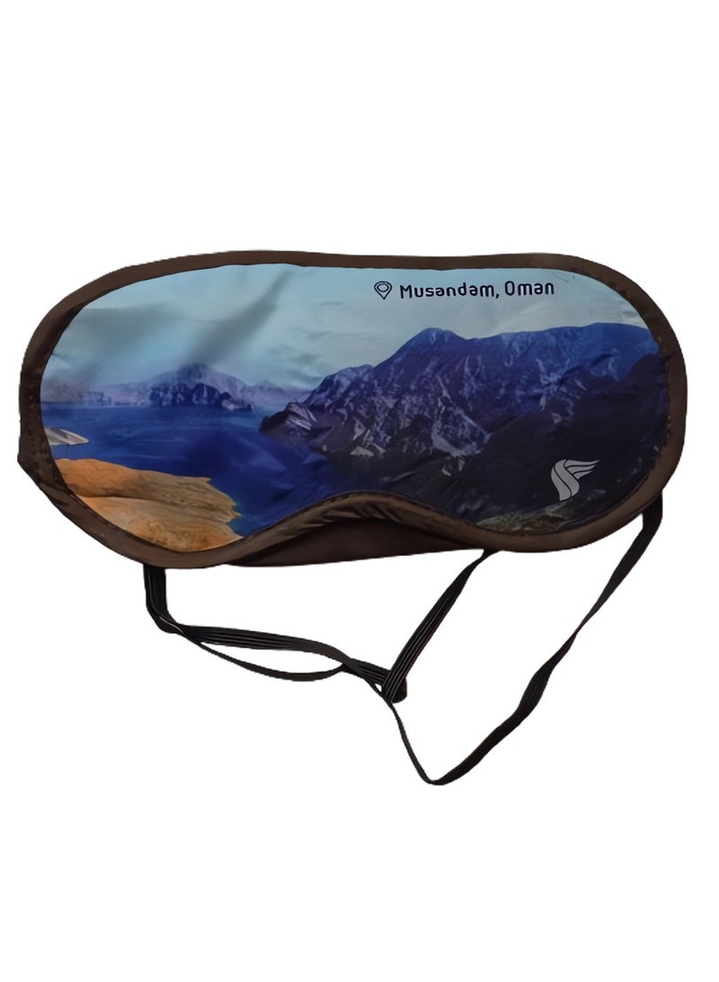 Sleep Mask, Blackout Eye Cover Eye Mask Eyeshade, Comfortable & Soft Blinder, Adjustable Strap for Sleeping, Travel, Shift Work, Naps, Night Blindfold - Image 1