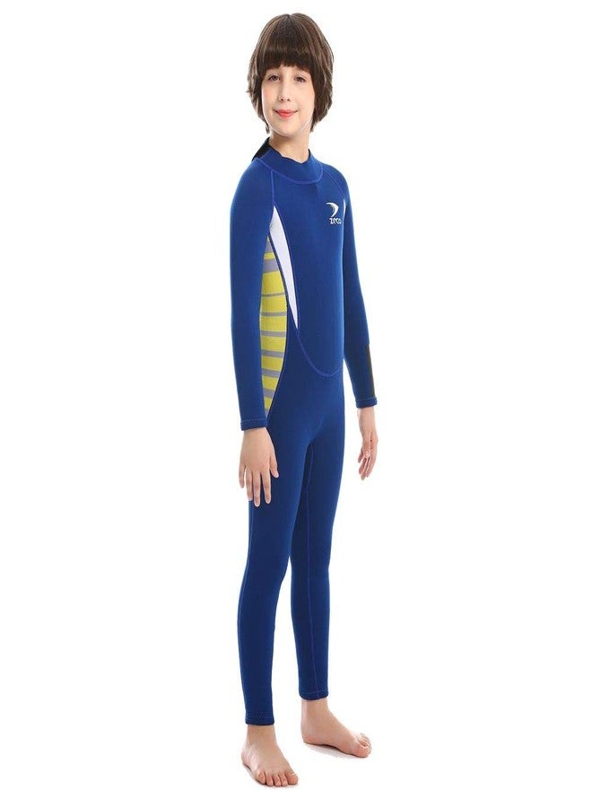 ZCCO 2.5mm Neoprene Kids Full Wetsuit, One Piece Swimsuit for Boys and Girls, Children Diving Suit with Back Zip for Swimming, Diving, Snorkeling and Other Water Sports - Image 5