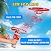 Super Wings Flying Toys Jett Flying Toys for Kids Ages 35 48 Fun Outdoor Flying Disc Launcher Toys Airplane Outside Flying Toys for Kids Boys Girls 3 4 5 6 7 8 Year Old - Image 3