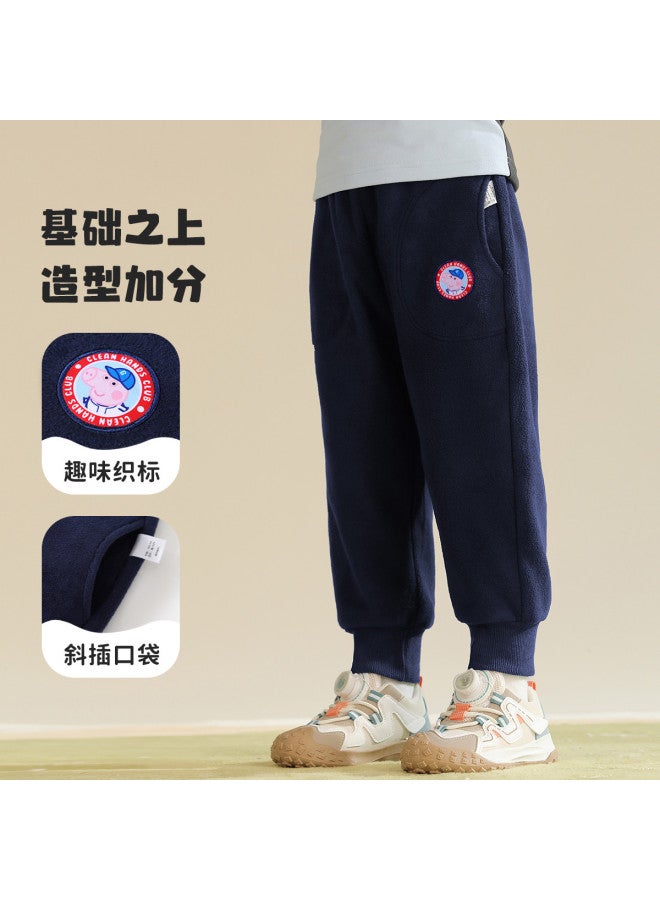 peppa Pig Spring Boys' Warm & Comfortable Casual Pants - Versatile Baby Cuffed Trousers - Image 3