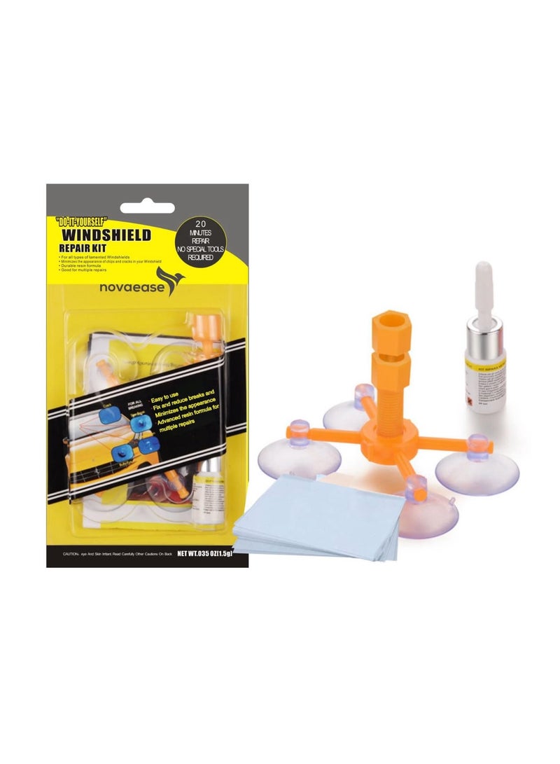 Car Windshield Repair Kit – Effective Tool for Fixing Cracks, Scratches, and Chips in Auto Glass - Image 1