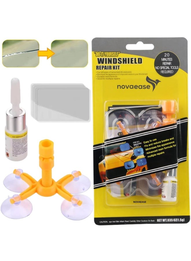 Car Windshield Repair Kit – Effective Tool for Fixing Cracks, Scratches, and Chips in Auto Glass - Image 2