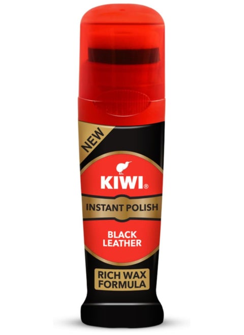 Kiwi Liquid Shoe Polish - 75 ml (Black) | Protects colour of the shoe