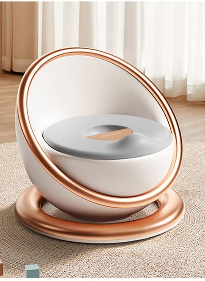 Tk - Children's Commode Chair for Home Use 360° Circular Anti-Skid Base Split Design Easy to Clean Transform Into A Small Stool - Image 1