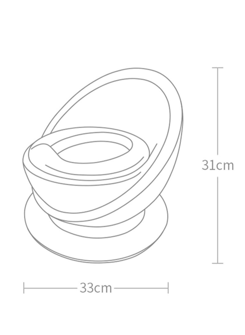 Tk - Children's Commode Chair for Home Use 360° Circular Anti-Skid Base Split Design Easy to Clean Transform Into A Small Stool - Image 1