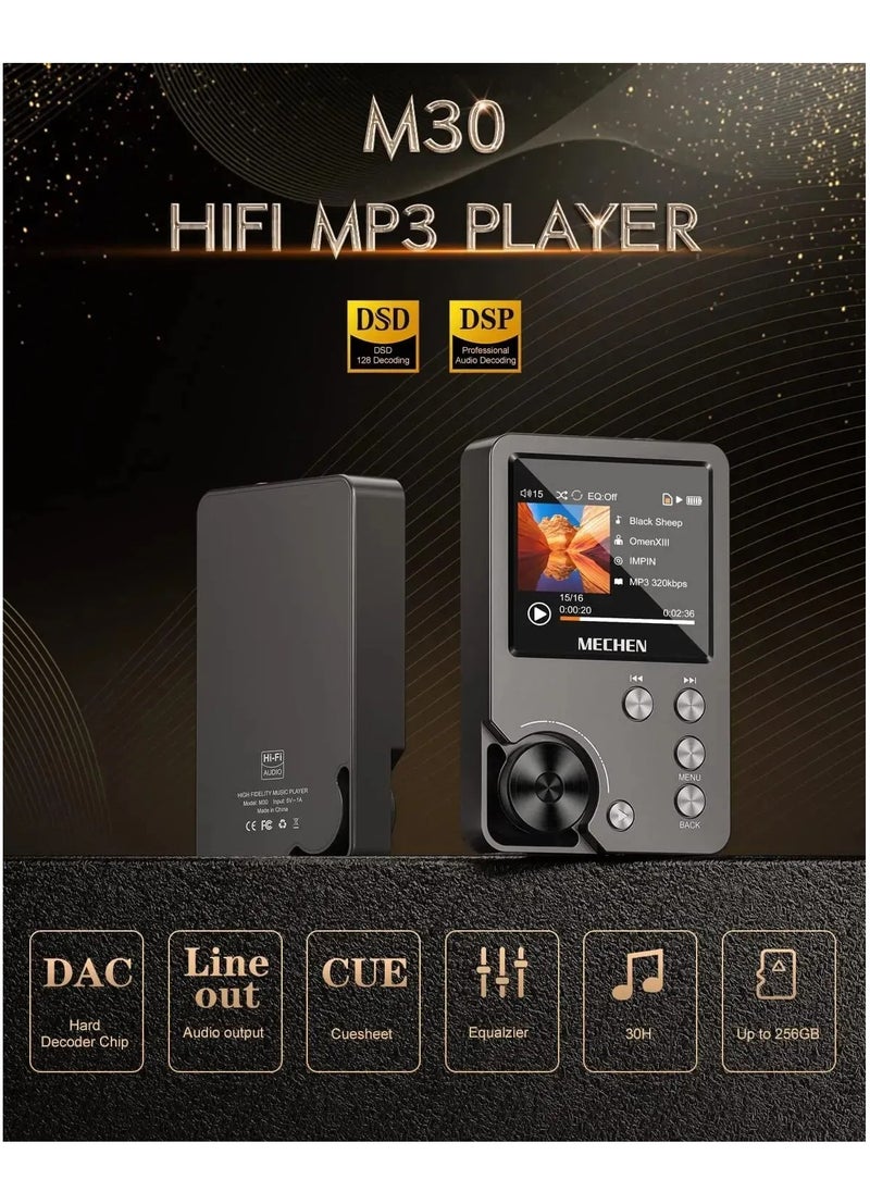 High Quality Lossless MP3 Player MECHEN M30 HiFi With 64GB 128GB Memory Card Support (64G) - pzsku/Z642A176EB947C6D15708Z/45/_/1734496822/760d8c88-722d-4c2a-ab0c-fb5e13d71bb5