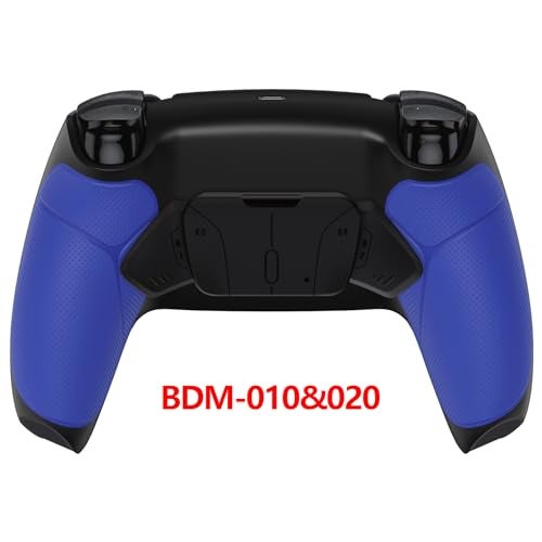 eXtremeRate Blue Rubberized Grip Programable RISE4 Remap Kit for PS5 Controller BDM 010 & BDM 020, Upgrade Board & Redesigned Back Shell & 4 Back Buttons for PS5 Controller - Controller NOT Include - Image 4