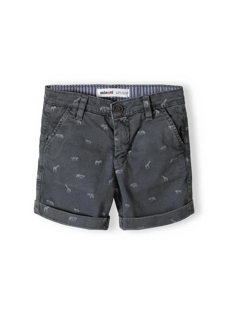 MINOTI Kids Boys  Printed Chino Short