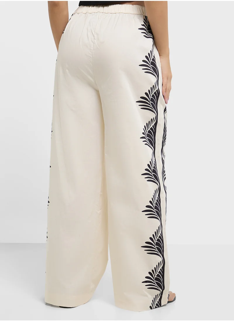 French Connection Sherry Viscose Printed Pants