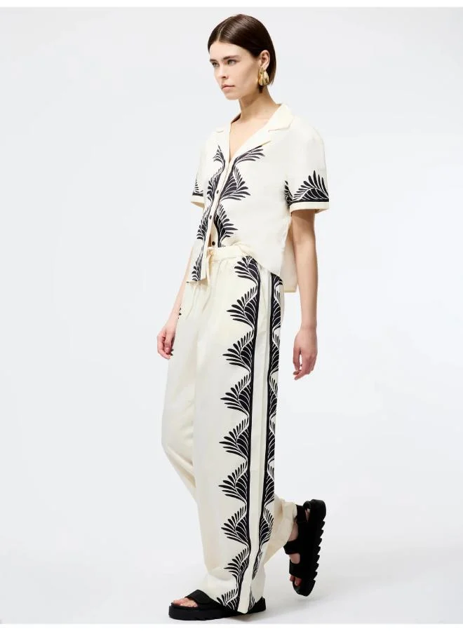 French Connection Sherry Viscose Printed Pants
