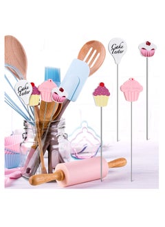 Patelai Cake Tester Needles Holiday Stainless Steel Reusable Cake Testing Needles Practical Cake Tester Skewer Needles for Kitchen Home Bakery Tools, 4 Pieces  - Image 5