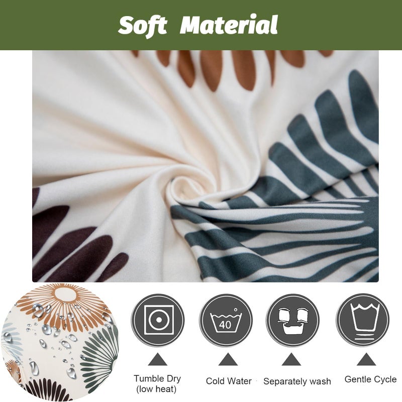 FUANGUI Banquet Armchair Slipcover Printed Chair Covers with Arms Stretch Club Chair Slipcover Soft Armchair Sofa Covers Anti-Slip Furniture Protector for Dogs Pets Home Living Room Decor - Image 3