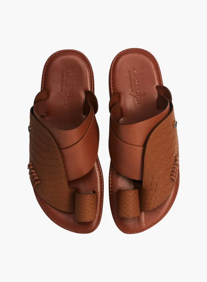 Al Waha Men's Arabic Sandals with Toe Loop - Ramadan Collection
