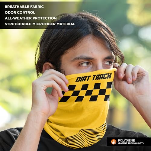 WANDERLOOMS Trackside Unisex Bandana Mask for Men to Cover Face & Head | Printed Bandana for Men Hair | Multifunctional for Bike Daily Commute | Scarf for Men & Women Free Size - Image 2