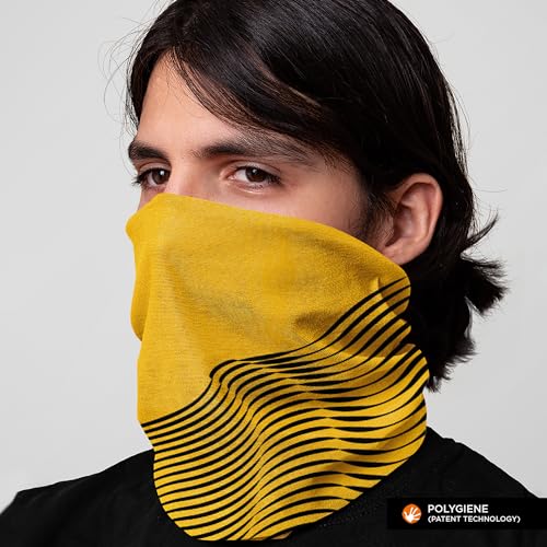 WANDERLOOMS Trackside Unisex Bandana Mask for Men to Cover Face & Head | Printed Bandana for Men Hair | Multifunctional for Bike Daily Commute | Scarf for Men & Women Free Size - Image 4