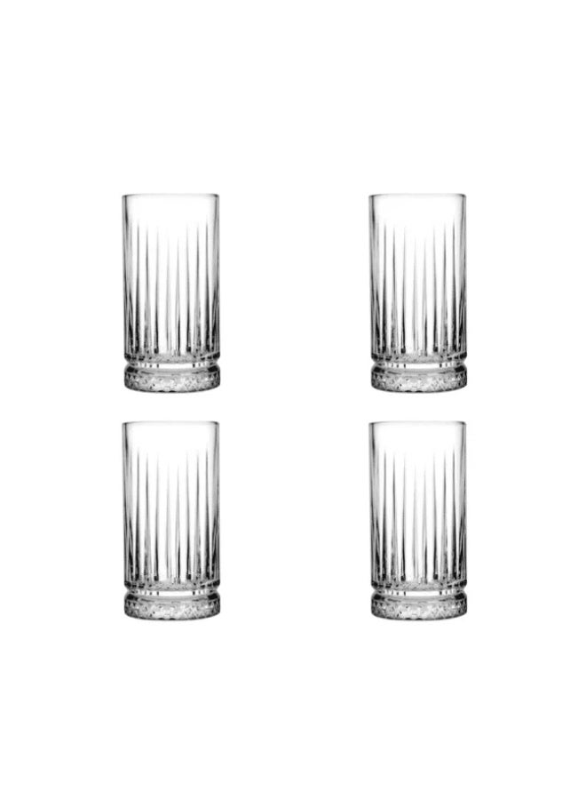 باساباتشي Pasabahce Elysia Hi ball Cup Set of 4Pcs- 280ml-Turkey Made - Image 1