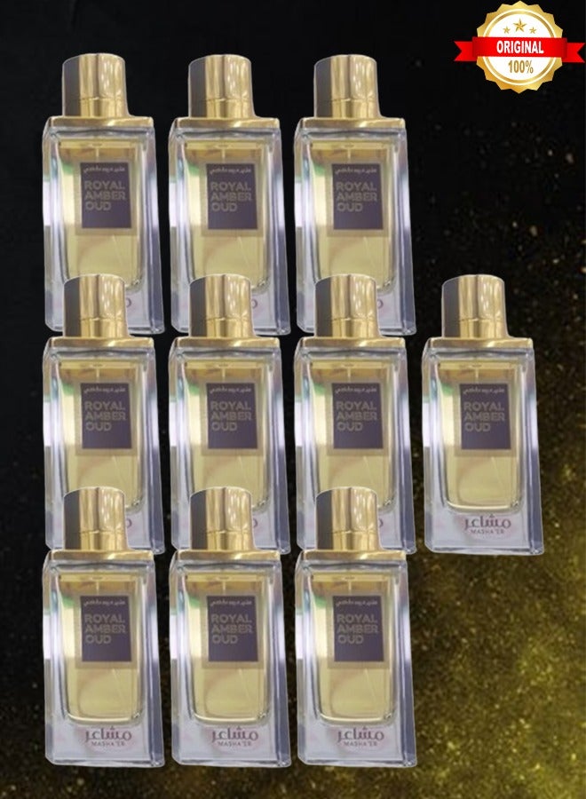 Mash 10 Pieces Royal Amber Oud Perfume 100ml EDP - Image 1