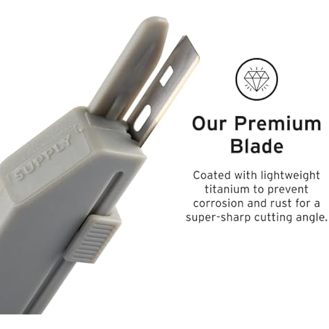 SUPPLY Ultra Premium Single Edge Razor Blades Platinum - Image 2