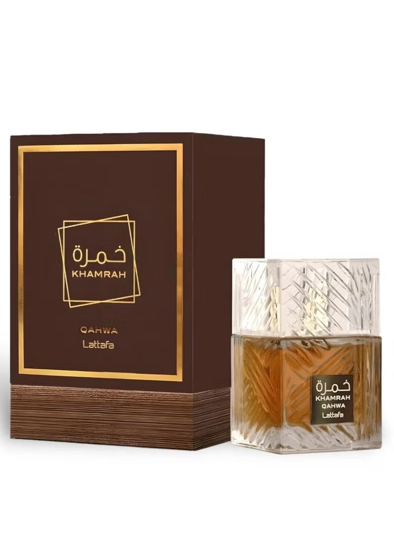 Lattafa KHAMRAH QAHWA Unisex Eau De Parfum by Lattafa 100ml