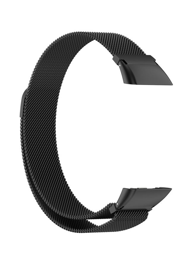 Replacement Milanese Strap For Huawei Band 6 Black - Image 2