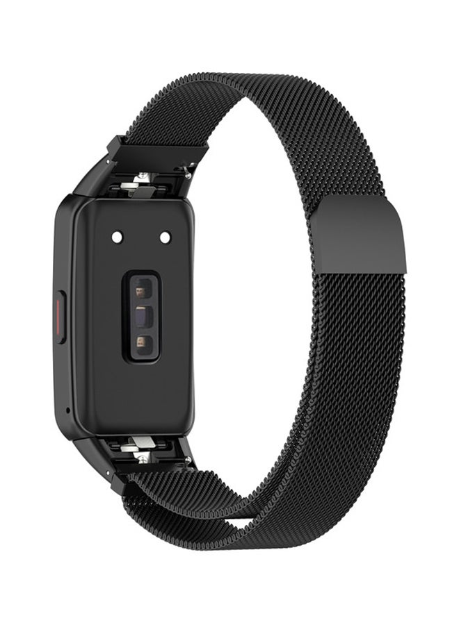 Replacement Milanese Strap For Huawei Band 6 Black - Image 4