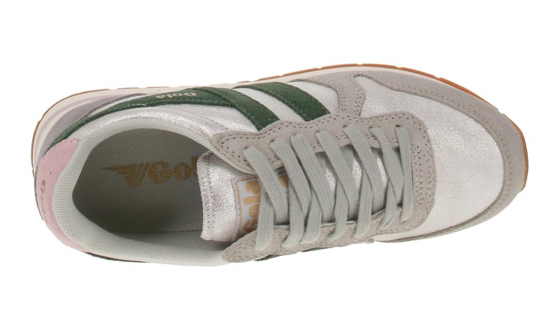 Gola Womens Daytona Blaze, Silver/Evergreen/Chalk Pink, 8, Medium - Image 5