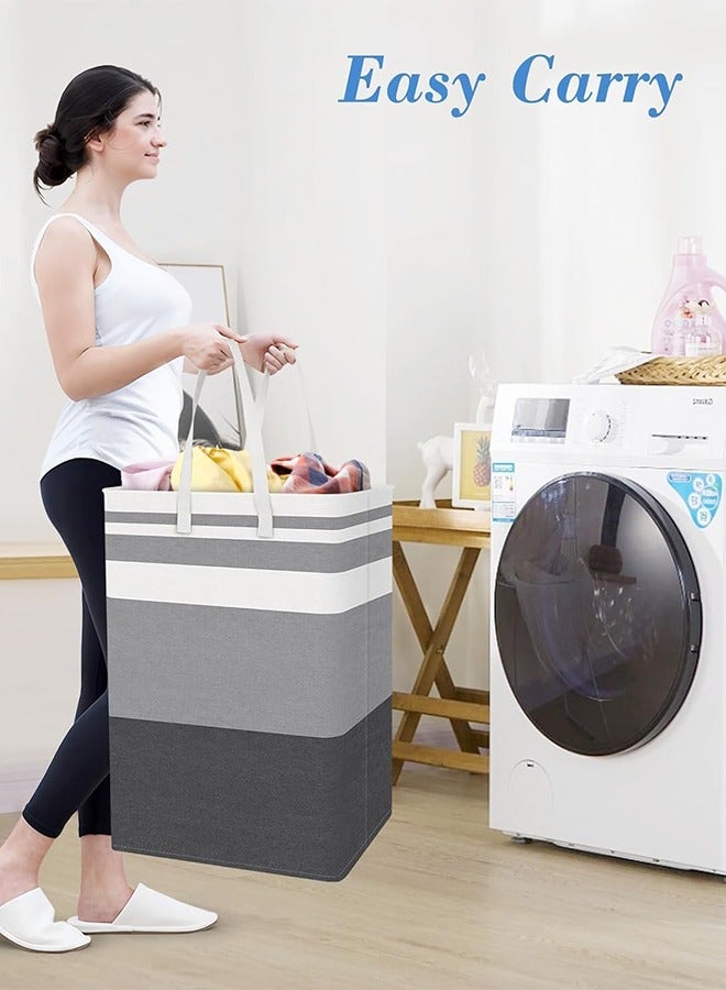 Foldable Laundry Hamper,Storage Basket  Perfect for Clothes & Toys, Bedroom & Kitchen Organization - Image 2