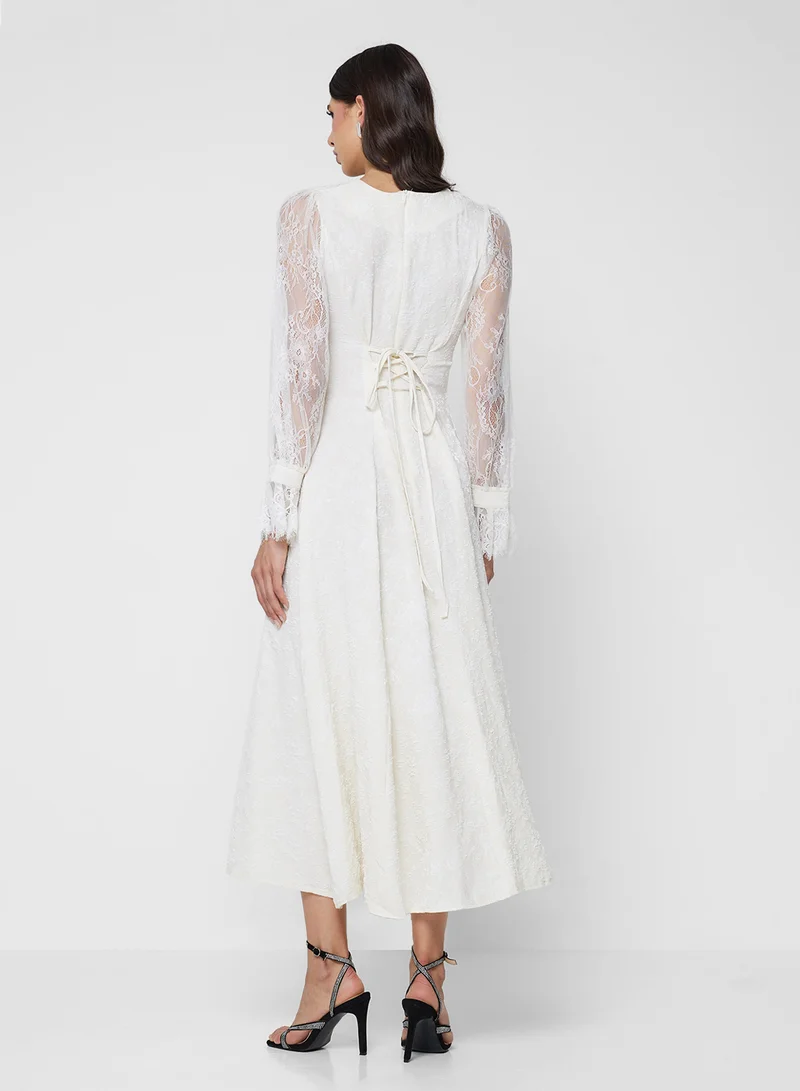 خزانة Textured A-line Dress