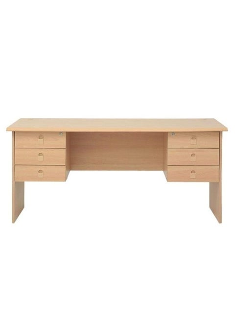 6 Drawer Office Table , Office Table , Office Desk 160 Cm
