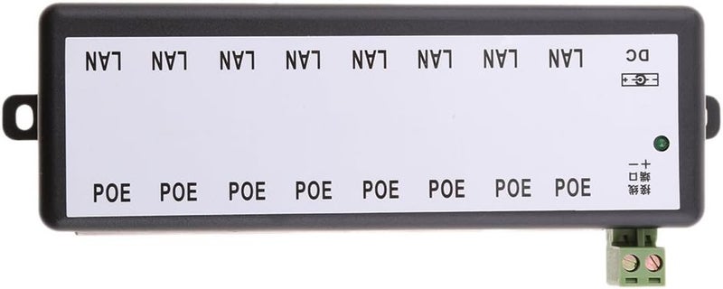 klarako مفتاح إيثرنت ذكي 8 منافذ 10/100 ميجابت في الثانية مع 8 منافذ PoE جهد الإدخال 12-48 فولت تيار مستمر - Image 3
