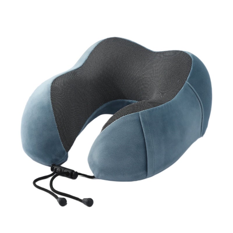 U-Shaped Neck Pillow Memory Foam Ergonomic Cervical Support - Lightweight Portable Design Removable Washable Cover for Travel Home Car Plane Use - Image 4