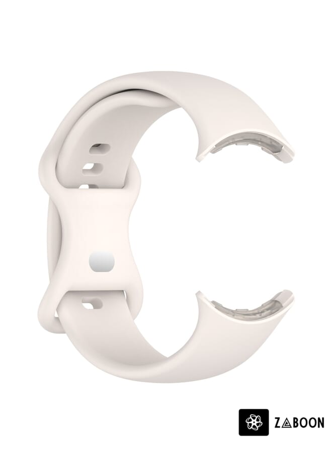 Zaboon سوار ساعة جوجل بيكسل من السيليكون بلون موحد، الحجم: S - Image 2
